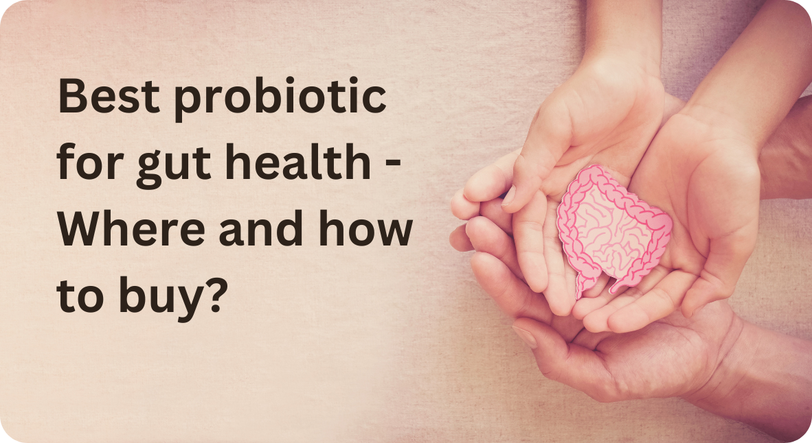 Best probiotic for gut health - Where and how to buy?