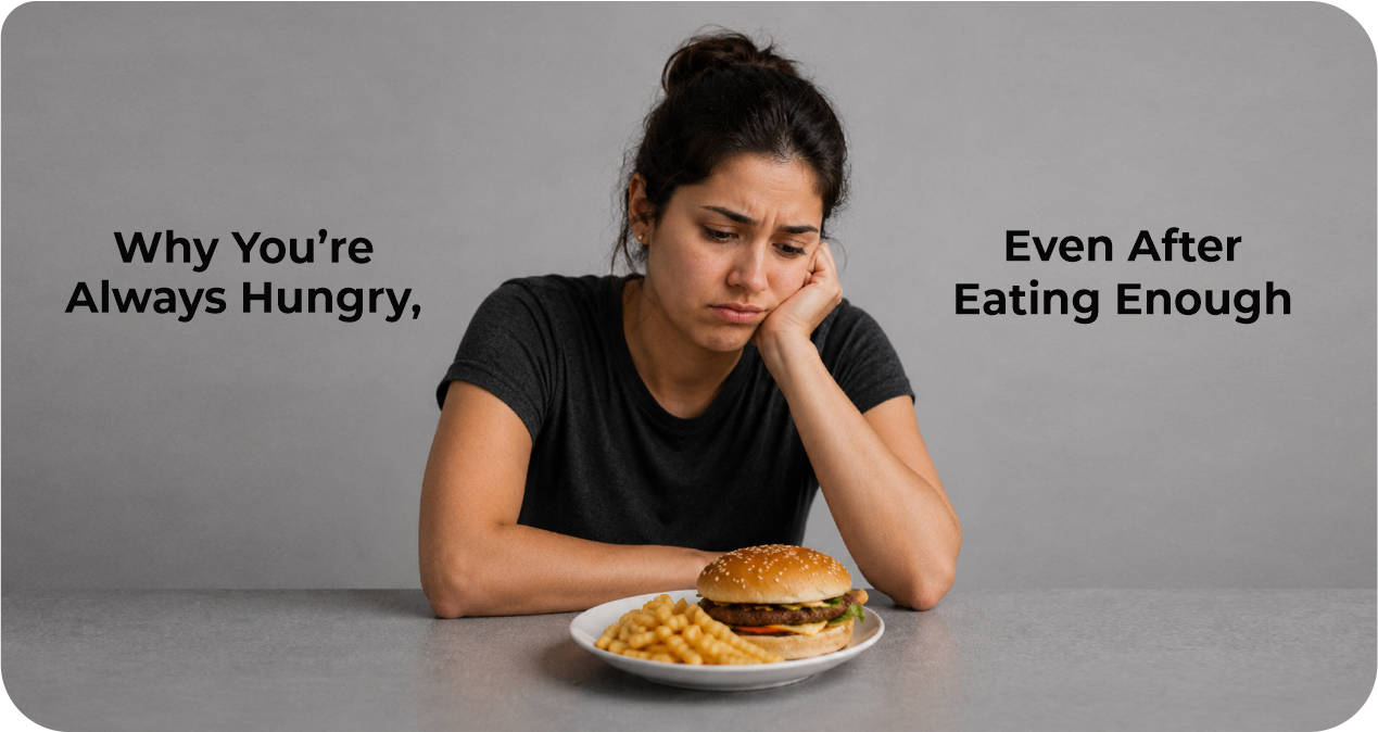 Why You’re Always Hungry, Even After Eating Enough