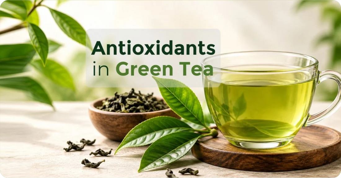 Antioxidants in green tea- the age-old to modern health issues.