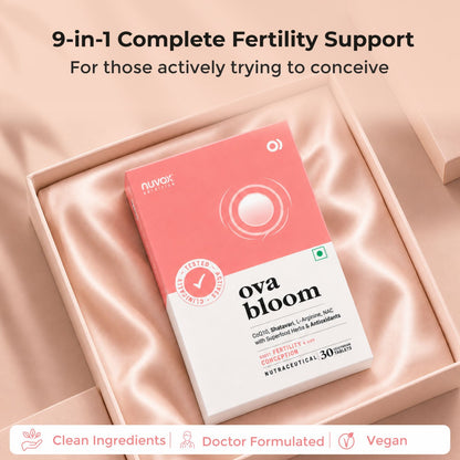 Ova Bloom – Female Fertility Support for Egg Quality & Ovulation