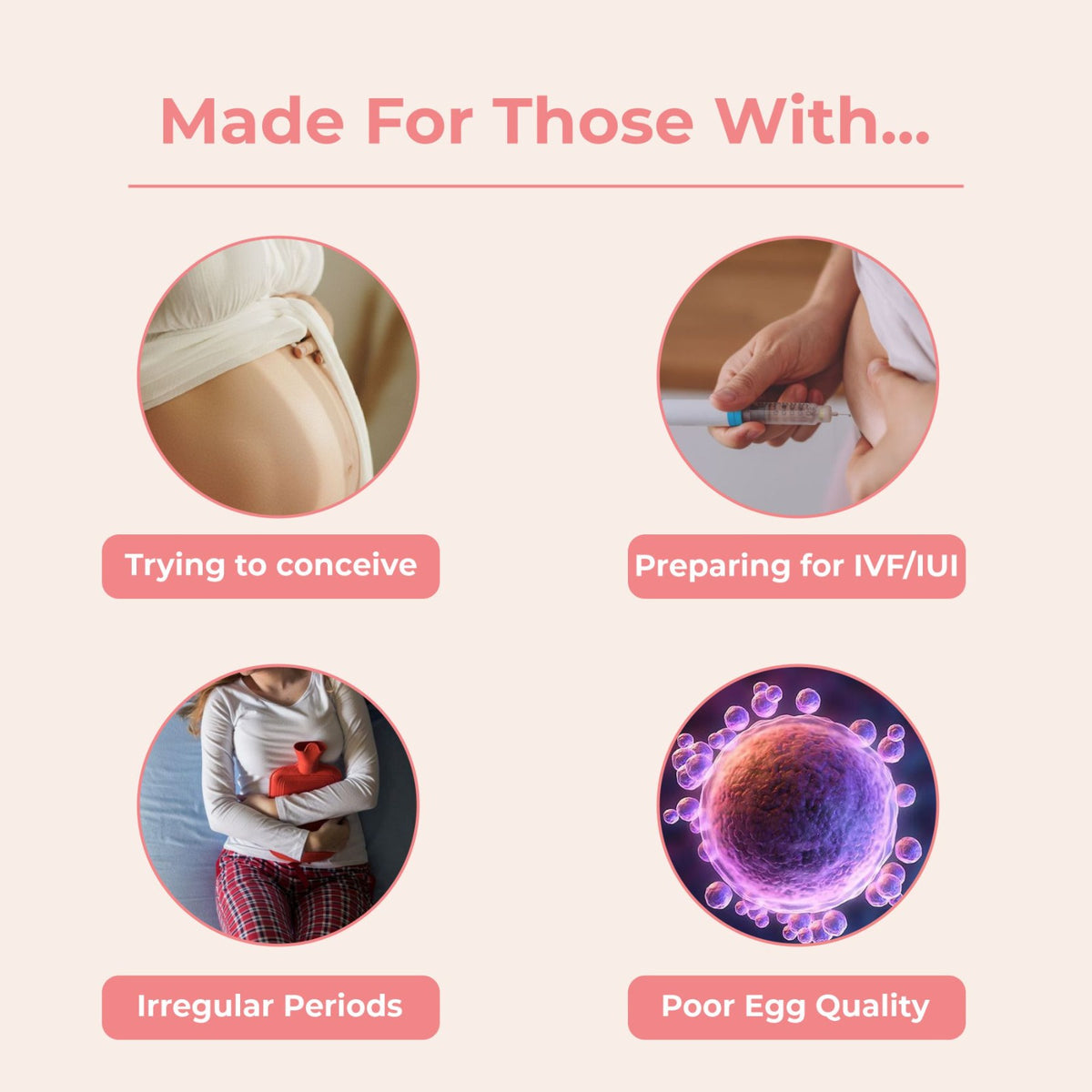 Ova Bloom – Female Fertility Support for Egg Quality & Ovulation