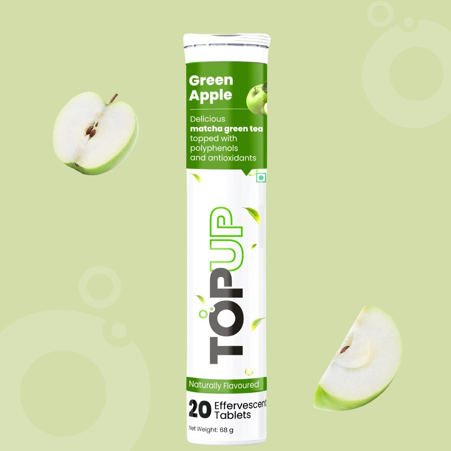 TopUp Green Tea  - Green Apple with L-theanine