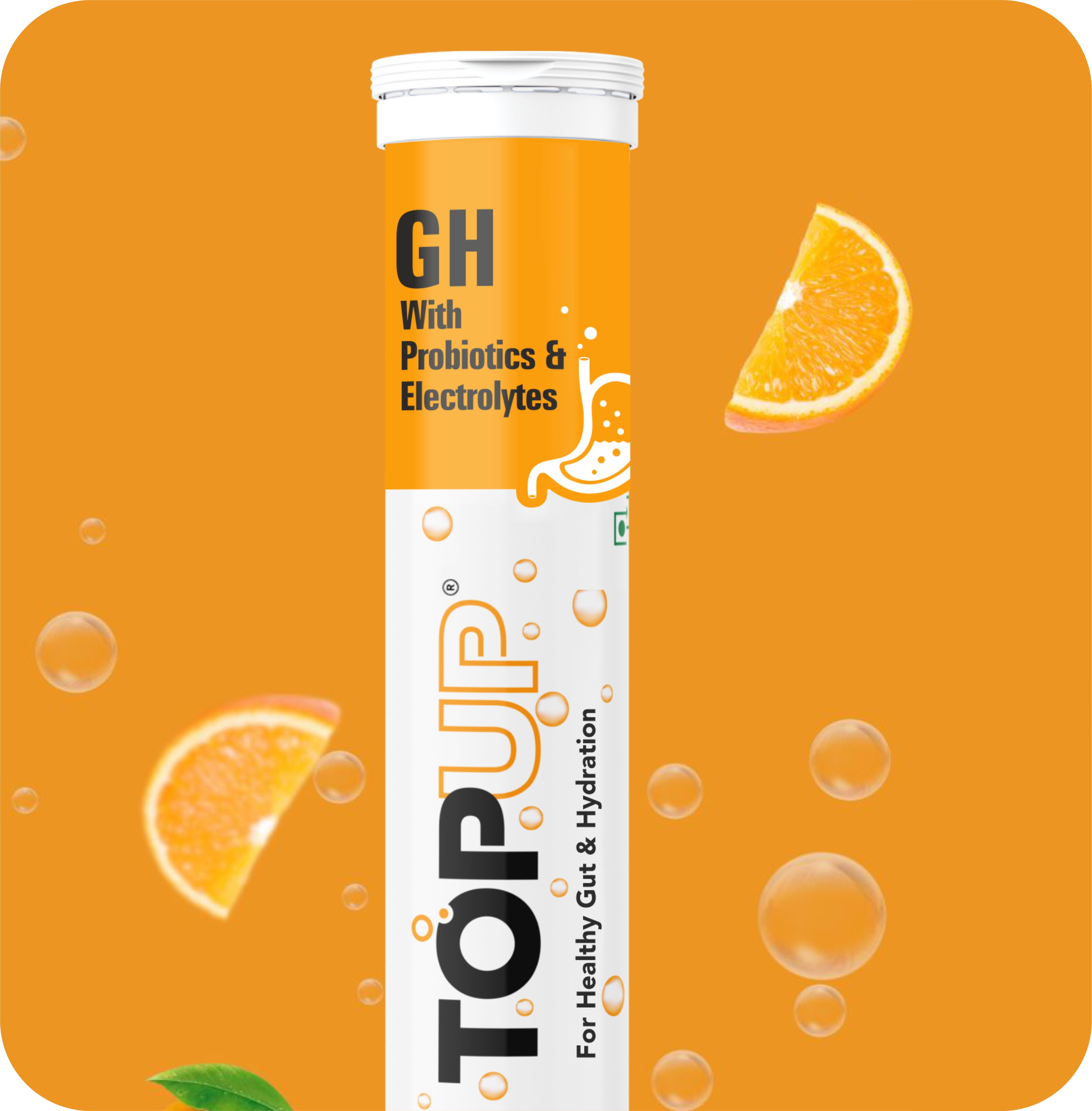 TopUp GH - Probiotic + Electrolyte Effervescent Drink
