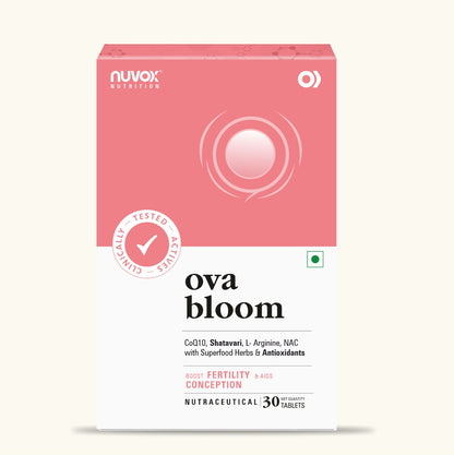 Ova Bloom – Female Fertility Support for Egg Quality & Ovulation