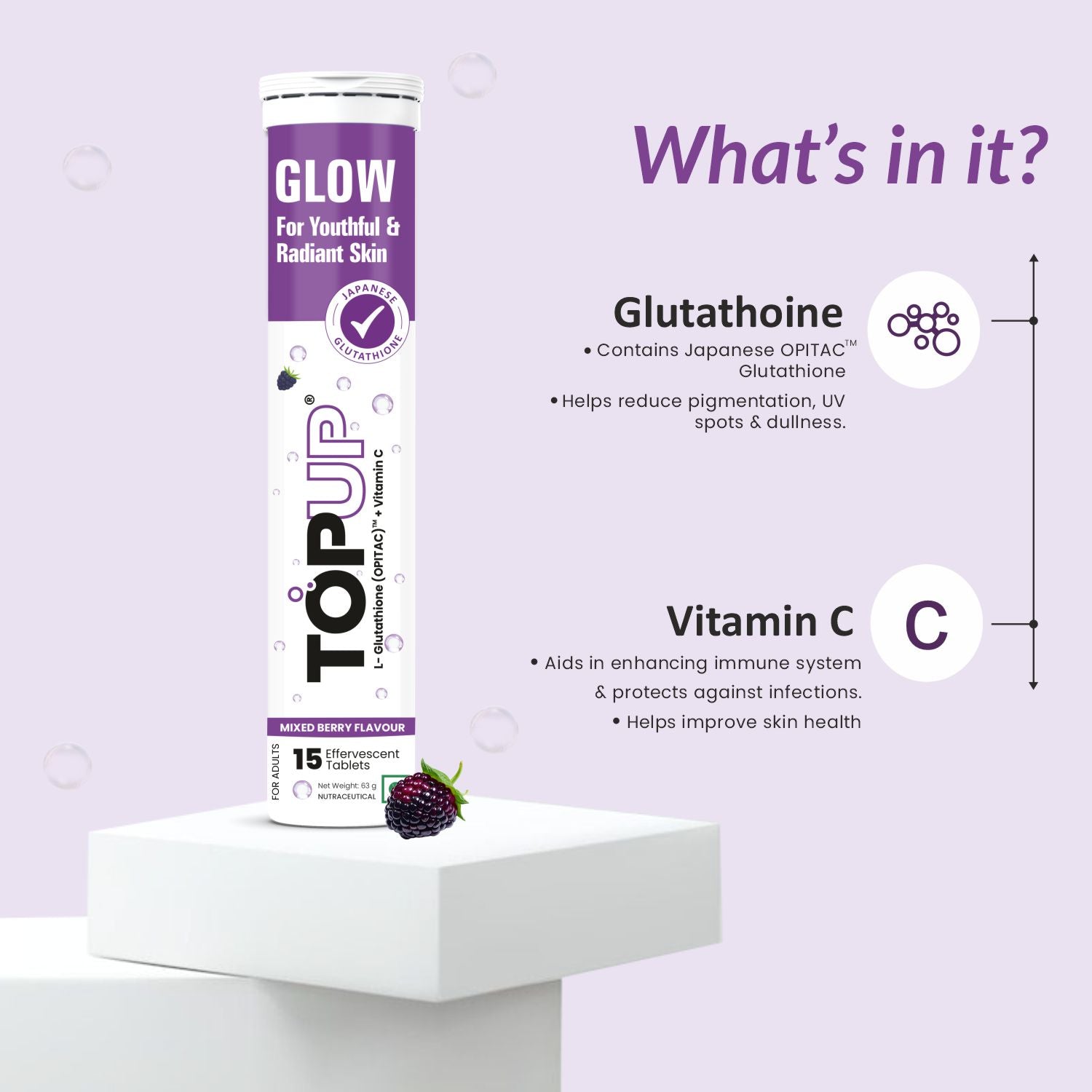 GLOW -Japanese Glutathione (Optiac) for Radiant Skin