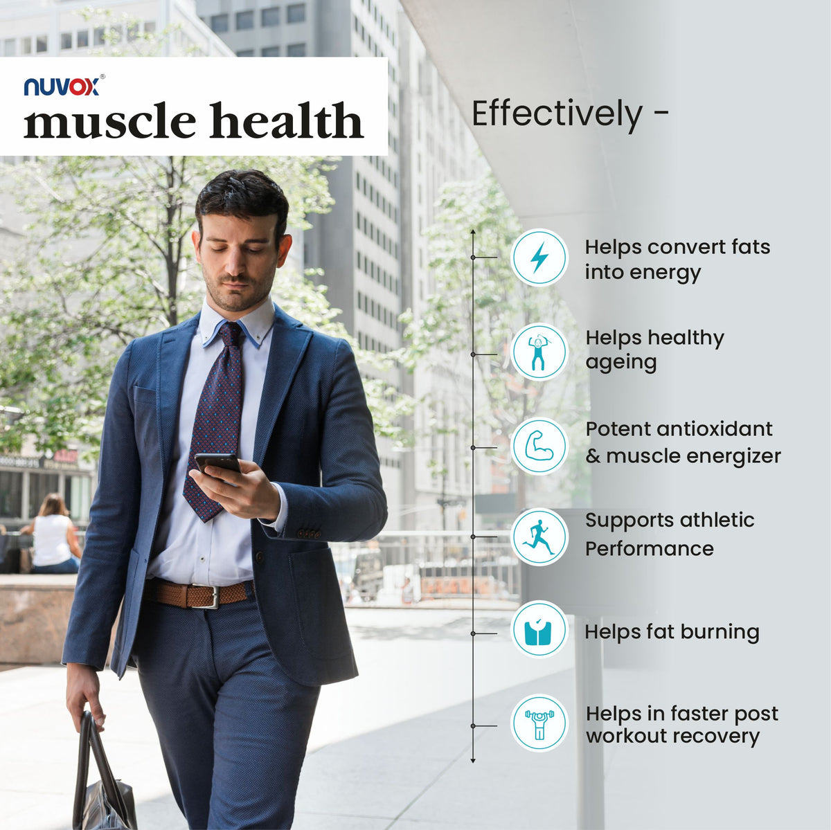 Muscle Health- Fix Fatigue & Leg Cramps