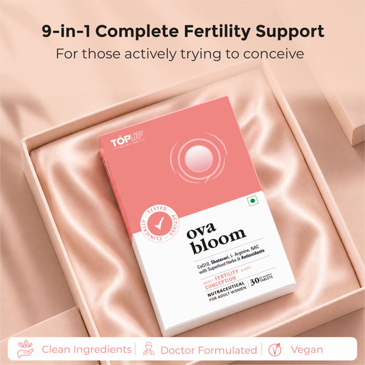 Ova Bloom – Female Fertility Support for Egg Quality & Ovulation
