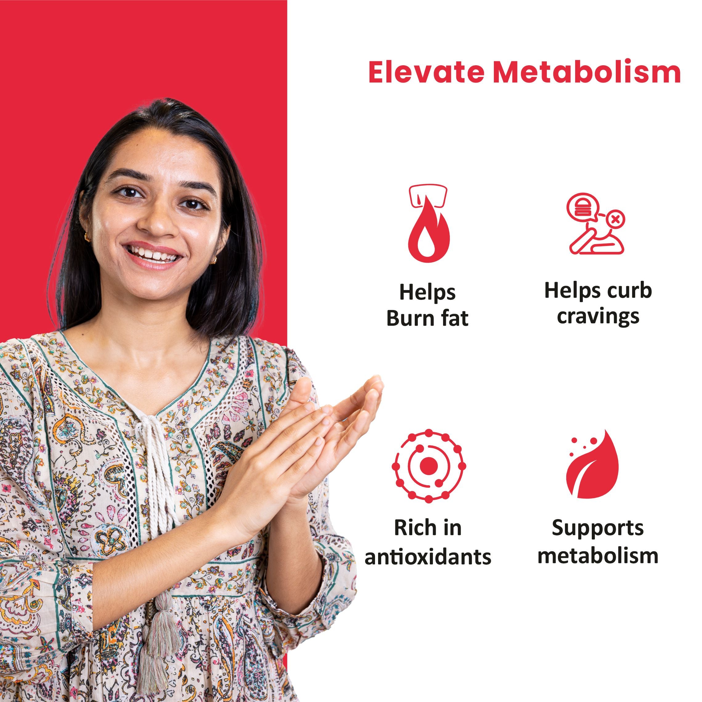 MATCHA - Topped with antioxidants in strawberry watermelon flavor