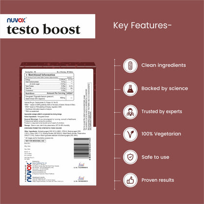 Testoboost – For Lean Muscle, Strength & Stamina
