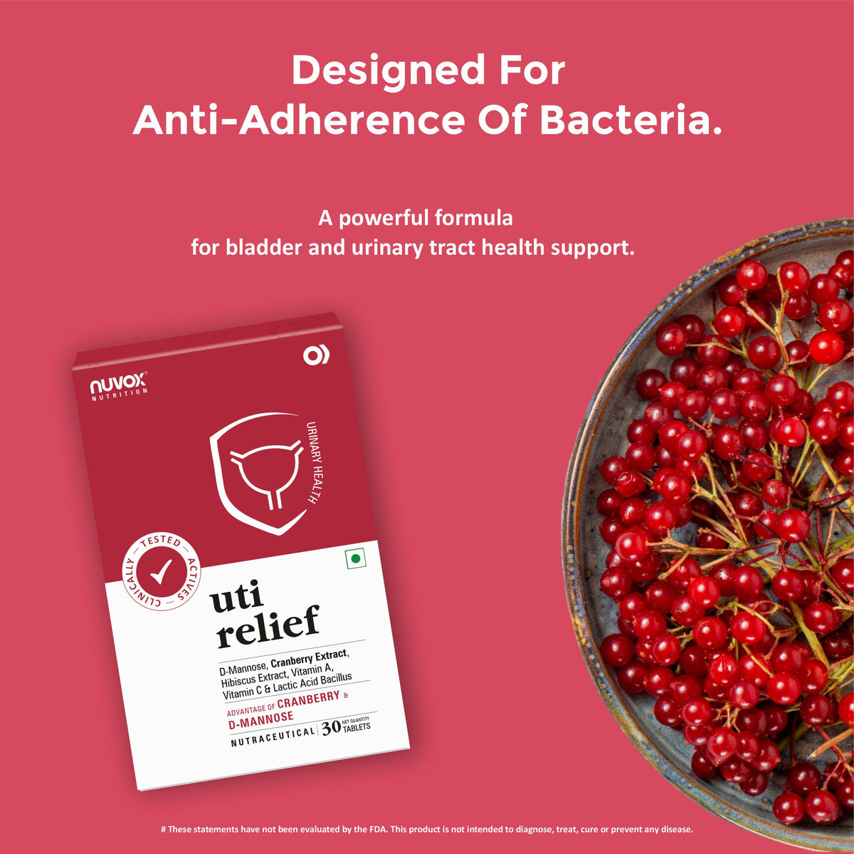 Nuvox UTI Relief - Advanced Urinary Tract Support